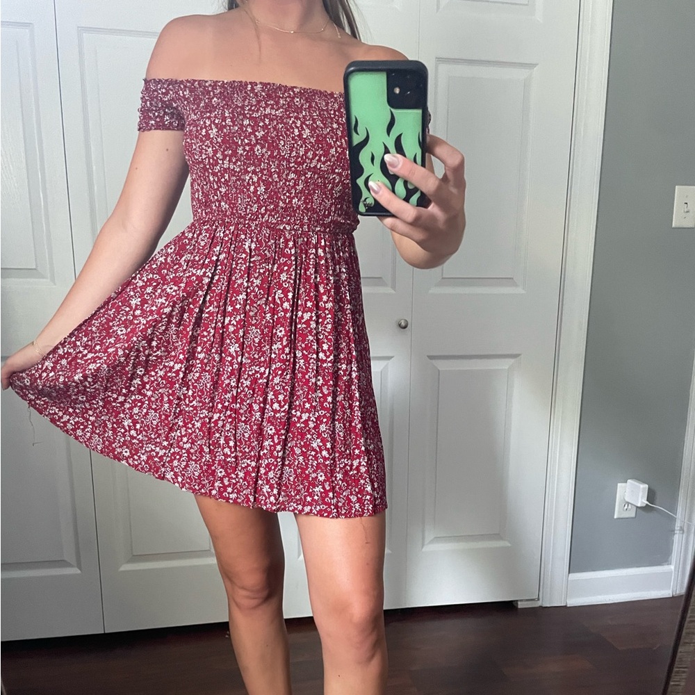 Princess Polly Off the Shoulder Floral Summer Dress